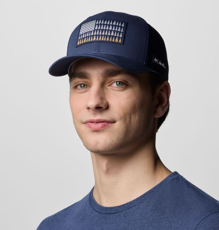 Columbia Tree Flag Mesh Snapback, Color: Nocturnal, ICONS, image 3