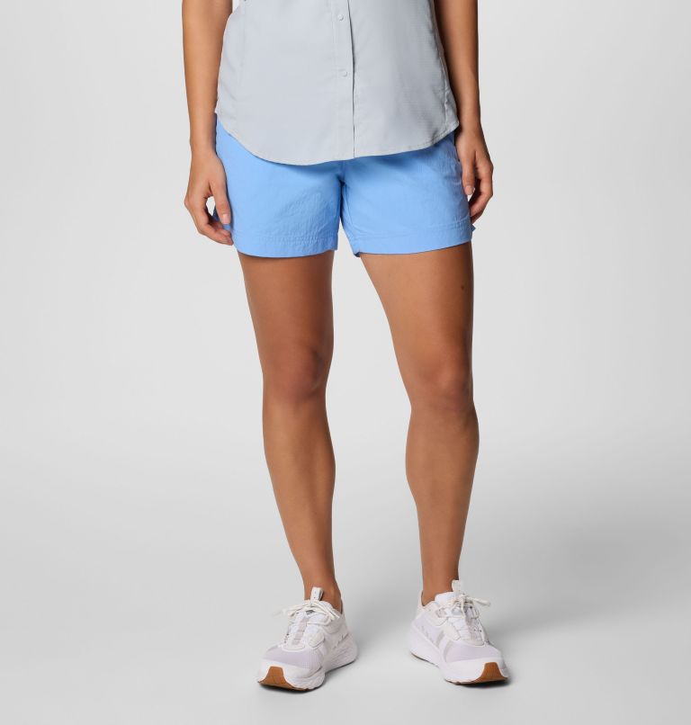 Women's Backcast II Water Shorts, Color: White Cap, image 1