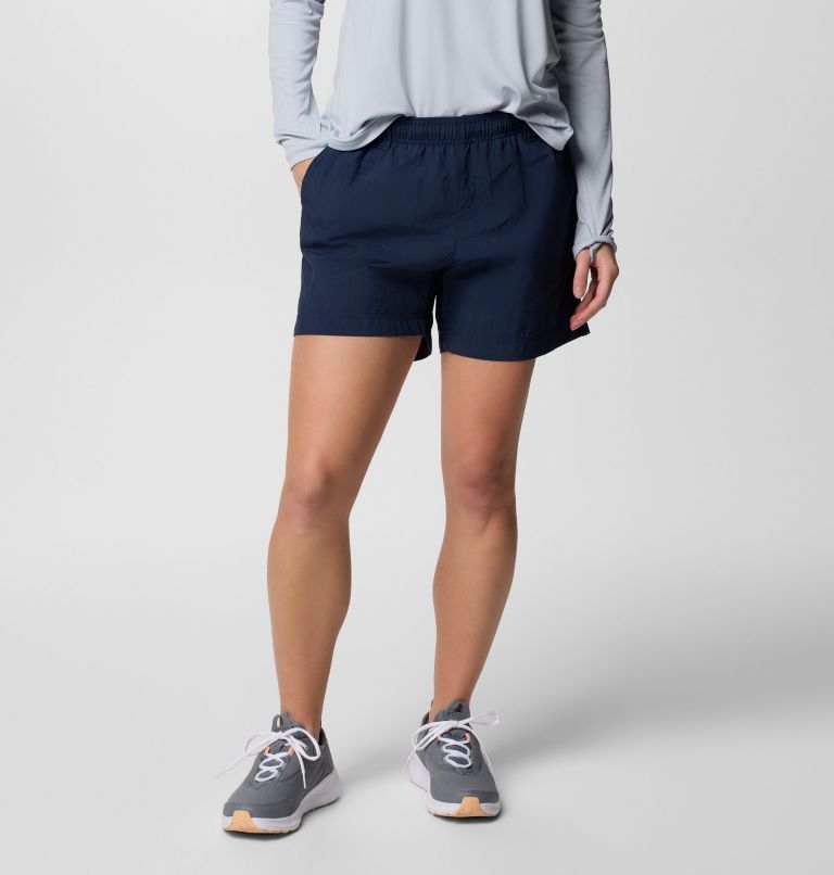 Women's Backcast II Water Shorts, Color: Collegiate Navy, image 1