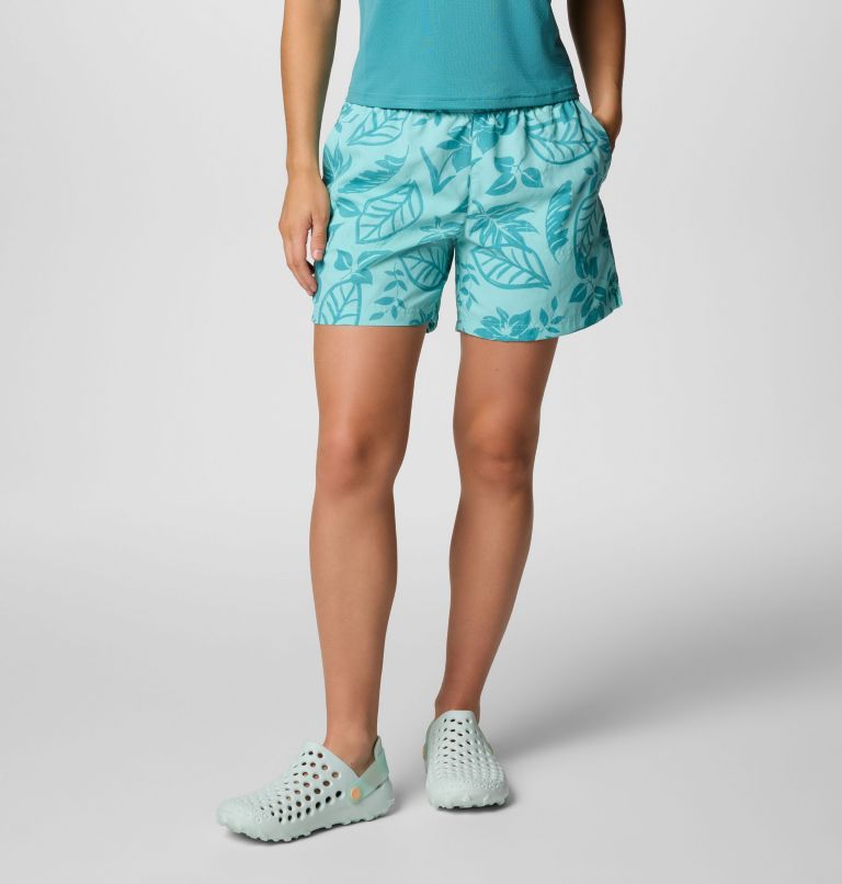 Women's Sandy River Printed Shorts III, Color: Spray Pasteled Tonal, image 1