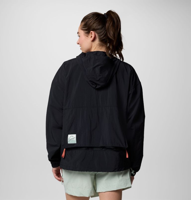 Unisex Cove Beach Windbreaker, Color: Black, image 10